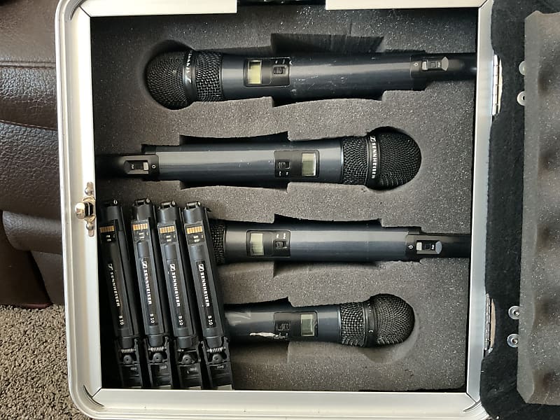 Four Sennheiser EW D1-835S in gator case- wireless | Reverb