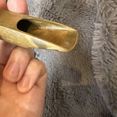Rare Sebastian Knox Bronze Handcrafted Tenor Sax Mouthpiece - 0.108! image 3