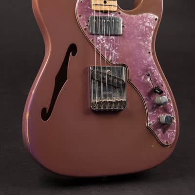 Fender Telecaster Thinline 1971 Lilac Lavender VERY RARE Custom Color image 3
