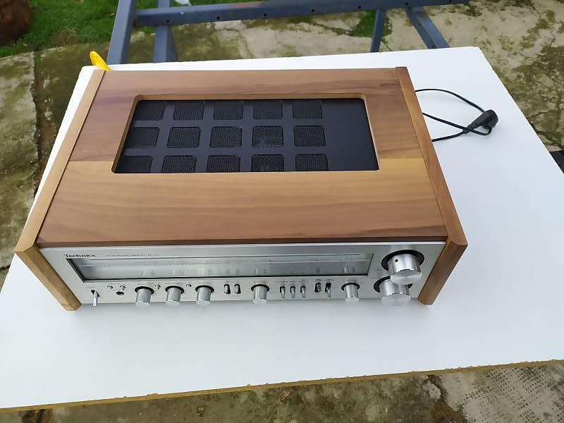 Only top cover Technics SA 700 (no receiver) Walnut lacquer mat  			