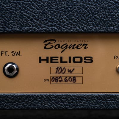 Bogner Helios 100 Watt 2-Channel Hand-wired Tube Head image 4