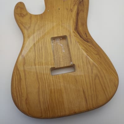4lbs 2oz BloomDoom Nitro Lacquer Aged Relic Natural S-Style Vintage Custom Guitar Body image 7