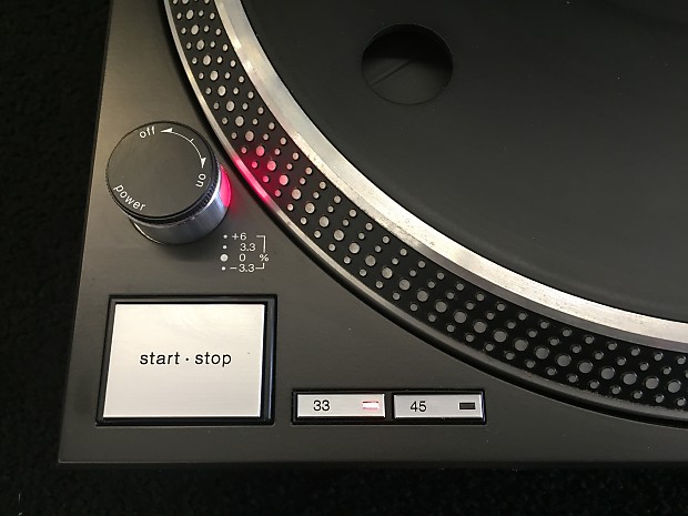 Technics SL-1200MK2 2008 Black w/ Ortofon Concorde Night Club