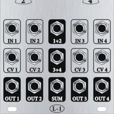 l-1 quad vca/mixer, euro, 14hp | factory assembled, new image 2
