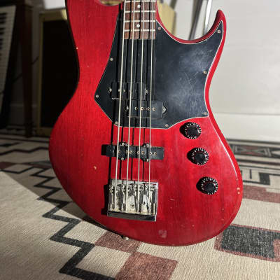1980’s USA Made Hamer Cruise Bass Trans Cherry Red *Luthier Special* for sale