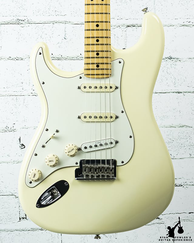 2013 Fender American Standard Lefty Stratocaster in Olympic White w/ OHSC
