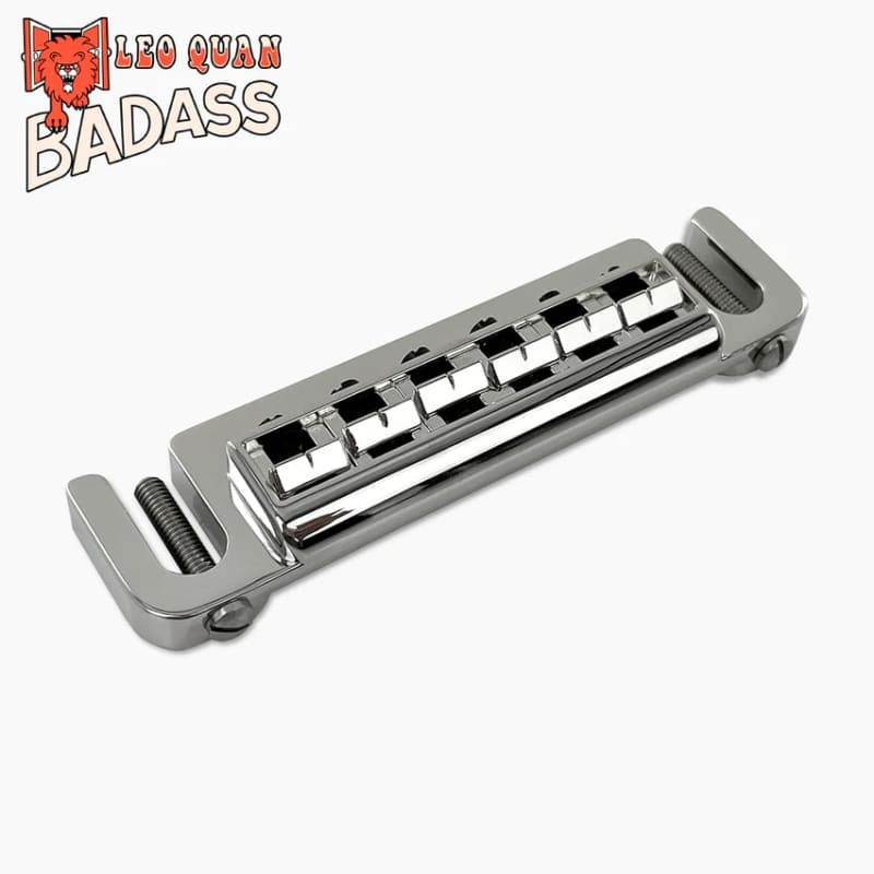 Leo Quan Badass Wraparound Bridge - Nickel with SAE