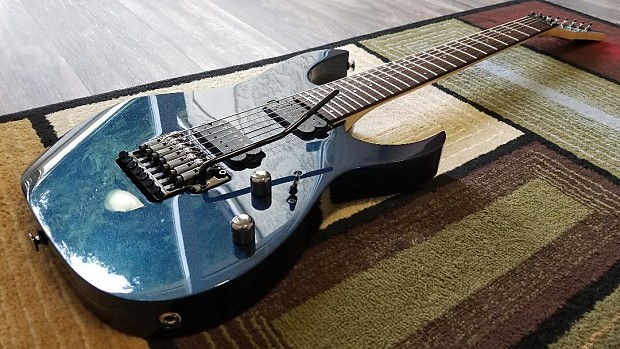 Ibanez Prestige RG1527 7 string MIJ Brass Block&Hardshell