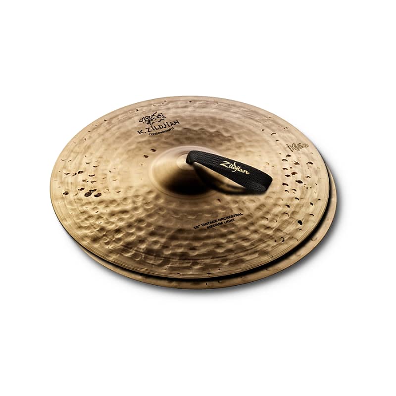 Zildjan K1140 18 K Constantinople Special Selection Medium Light Pair/Straps image 1