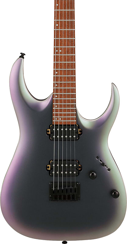 Ibanez Standard RGA42EX Electric Guitar, Black Aurora Burst Matte image 1