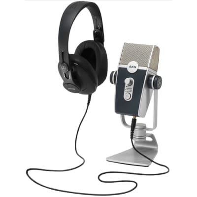 AKG Podcaster Essentials (Lyra USB Microphone and K371 Headphones) image 1