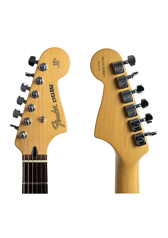 ギター Fender Mexico Cyclone (2002) 2002 Fender Cyclone Offset Guitar Graffiti Yellow - Overview