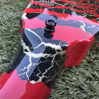 ESP KKV-380 red crackle Kerry King V 1997 - Red Crackle image 18