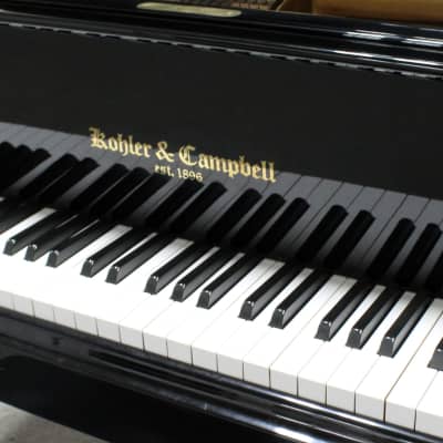 Kohler & Campbell Grand Piano 5'8 Black Polish image 4