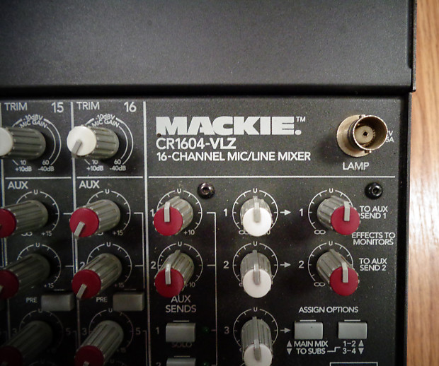 Mackie CR1604-VLZ 16-Channel Mic/Line Mixer w/ Manual | Reverb Mackie CR1604-VLZ 16-Channel Mic/Line Mixer w/ Manual | Reverb