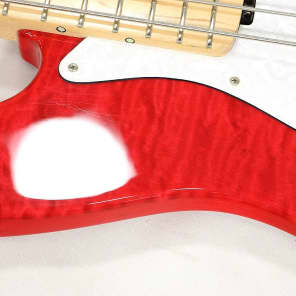 ESP Buzz Bass - Tetsuya L'Arc-en-Ciel Signature Model See Thru Festa Red image 8