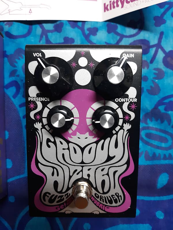 kittycasterFX Groovy Wizard Fuzz Driver 2022 - Black