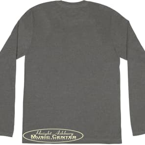 Fender Long-Sleeved Men Fender Industrial Logo Print T-Shirt 100% Cotton, Gray Extra Large image 2