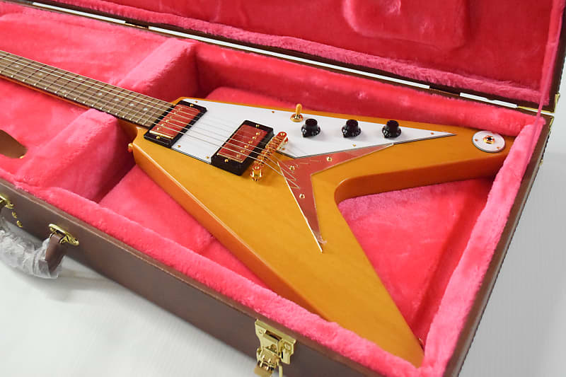 Epiphone 1958 Korina Flying V Electric Guitar - Natural | Reverb Epiphone 1958 Korina Flying V Electric Guitar - Natural | Reverb