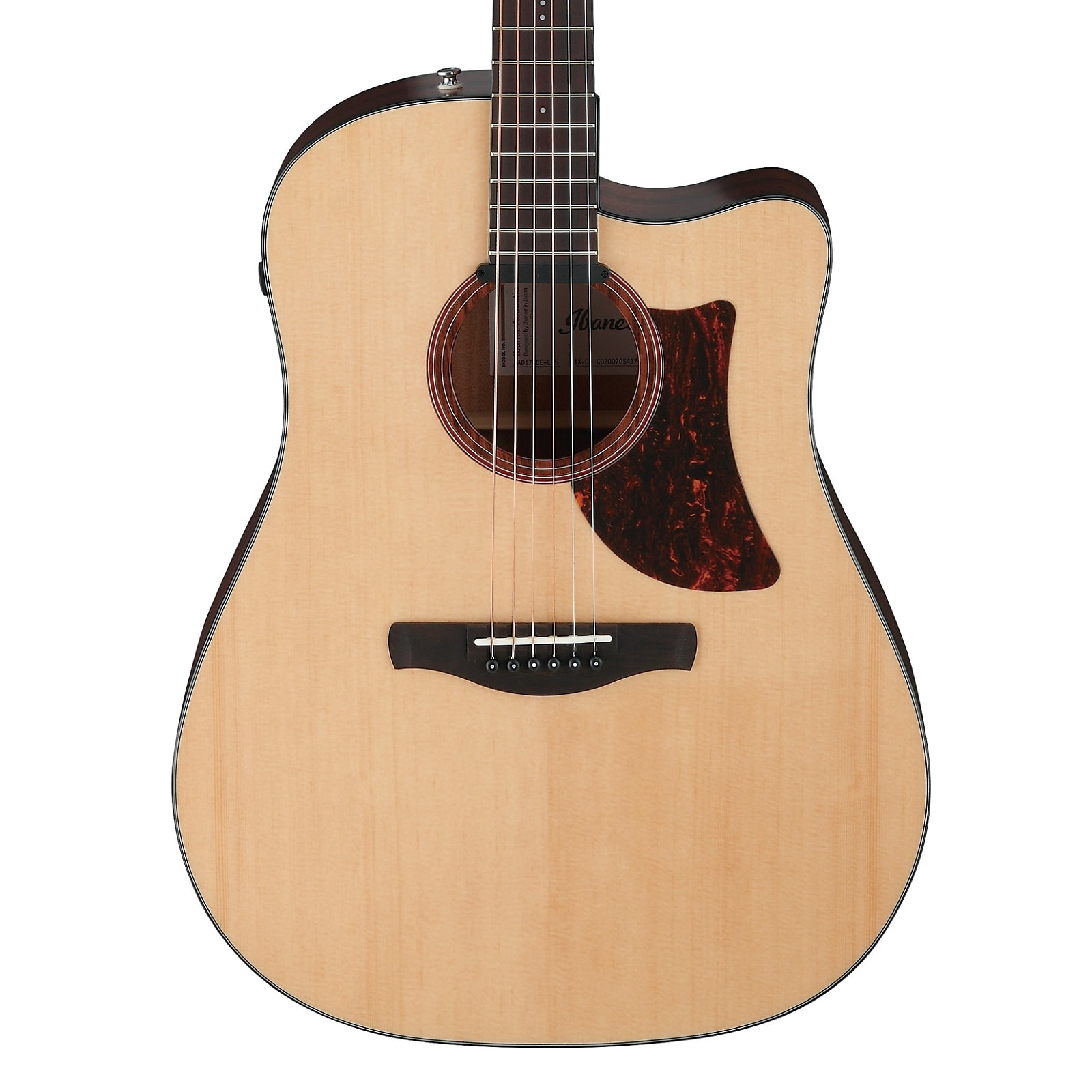 Ibanez AAD170CE Advanced Dreadnought Cutaway Acoustic-Electric Natural Low Gloss