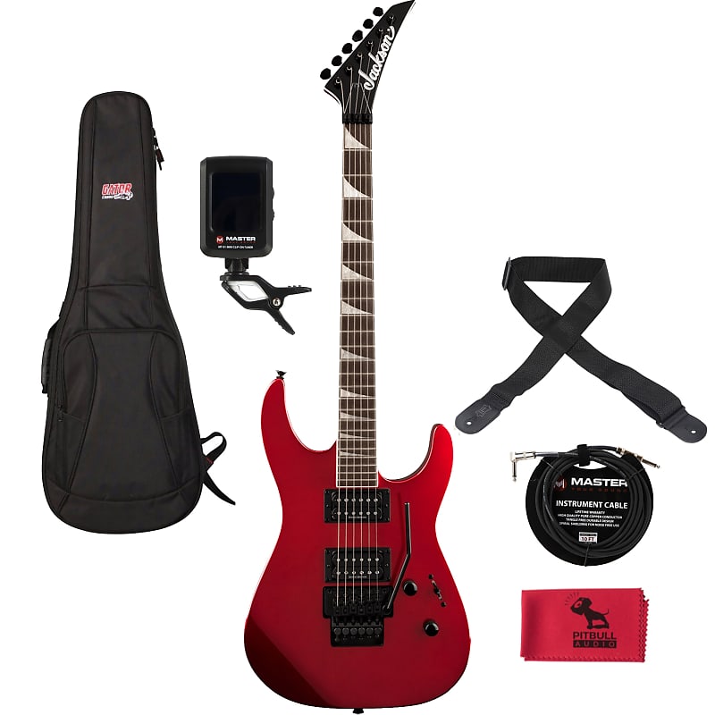 Jackson deals red guitar