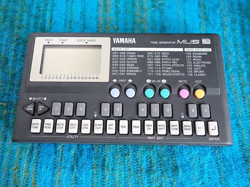 Yamaha MU5 Tone Generator Midi Sound Module | eBay