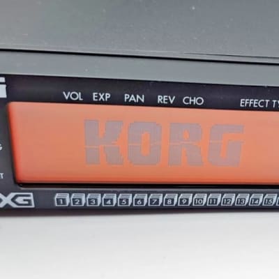 Korg NX5R MIDI & XG sound module (NS5R with factory installed XG expansion)