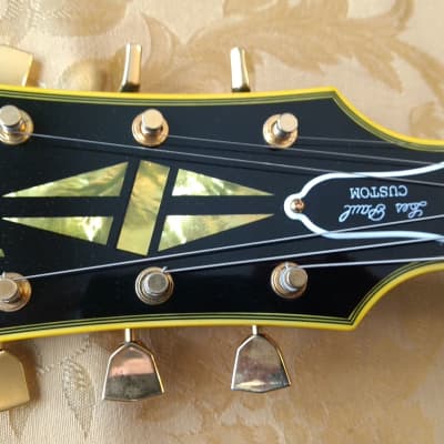 2015 Gibson Custom Shop True Historic '57 Les Paul Custom  Black Beauty Reissue image 23