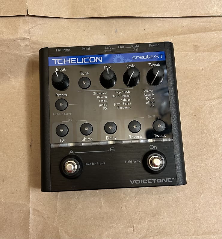 TC Helicon VoiceTone Create XT Excellent Condition in box