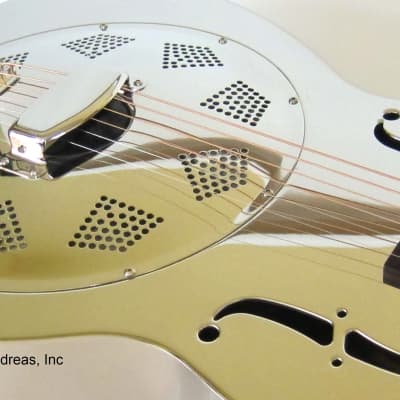 Regal Acoustic Resonator Guitar Nickel-Plated Steel Body - Open Box image 5