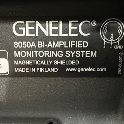Genelec 8050A Bi-Amplified Wideband Monitoring System/Monitors, Pair image 4