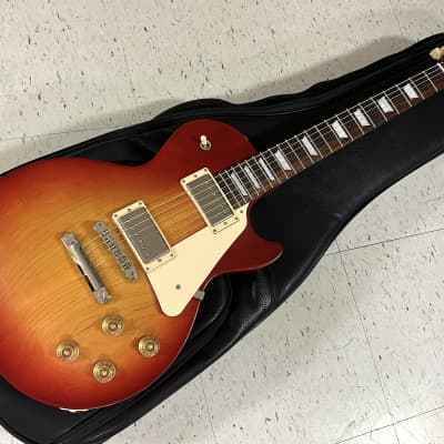 2023 Gibson USA Les Paul Tribute Electric Guitar Satin Cherry Sunburst image 2