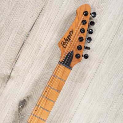 Balaguer Select Diablo Retro 27-Fret Guitar, Roasted Maple Fretboard, Hardtail, Cerulean Blue image 8