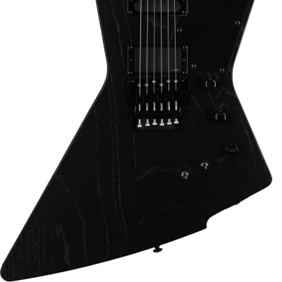 Schecter Jake Pitts E-1 FR-S Electric Guitar, Satin Black Open Pore image 2
