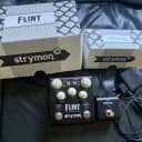 Strymon Flint Reverb and Tremolo V1 +Strymon Mini Switch Footswitch Pedal 2020 Black with White Knob