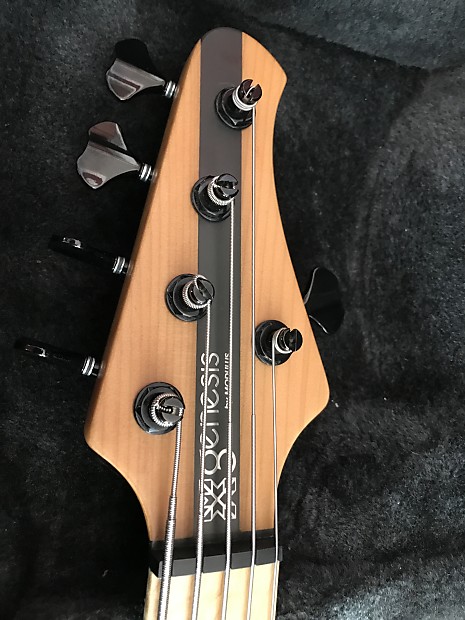 Modulus Graphite Genesis 5 String Flamed maple fingerboard