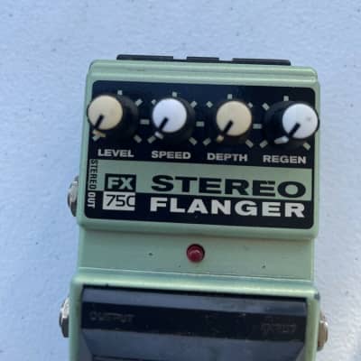 DOD Digitech FX75C Stereo Analog Flanger Rare Vintage Guitar Effect Pedal image 2