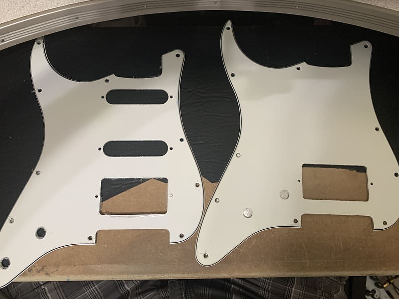 2 Left Lefty Warmoth Stratocaster Pickguards Hss And H Reverb 1474