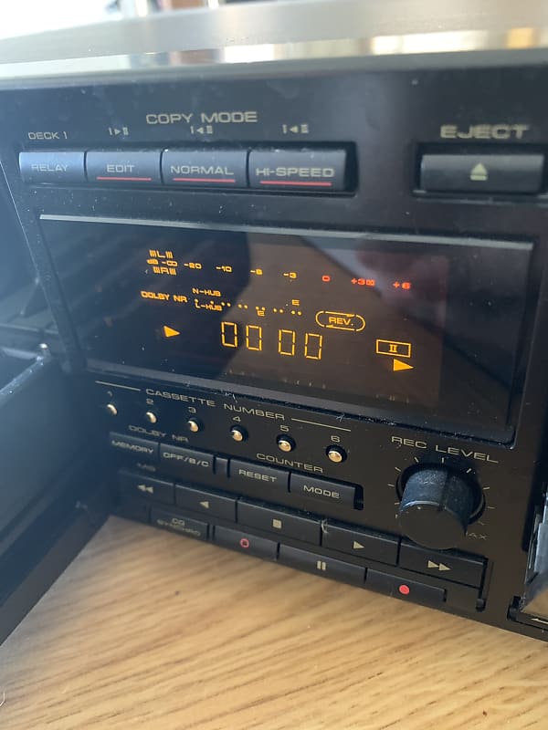 Pioneer CT-WM77R Dual Tape Deck 6-Cassette Multi Play / Dolby HX Pro P