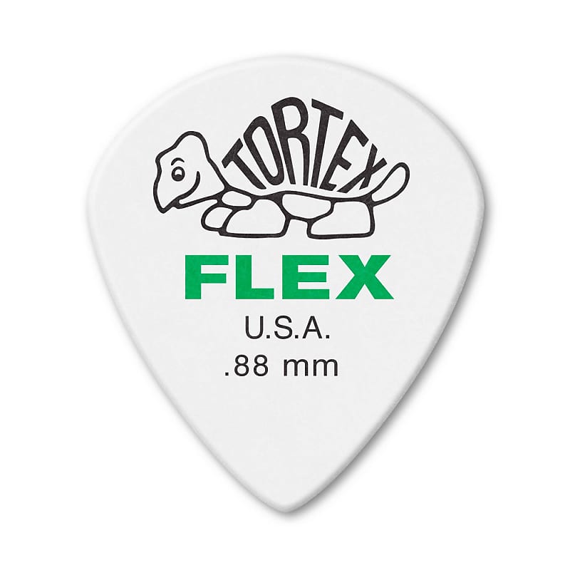 Dunlop 466R.88 TORTEX® FLEX™ Jazz III XL Guitar Picks 72 Picks image 1