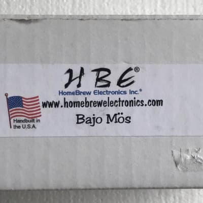USA Made Handwired HomeBrew Electronics Bajo Mos Bass Pre-amp Pedal NOS image 5