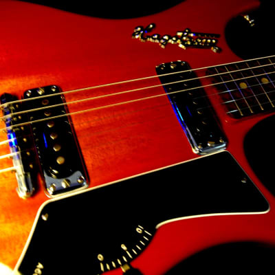 Hagstrom Impala 1965 Red Sunburst.  VINTAGE. Stylish Guitar Icon of the 1960s' s  RARE. image 21
