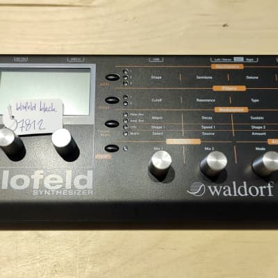 Waldorf Blofeld Desktop Synthesizer 2007 - Present - Black Shadow (Full Extended Warranty)