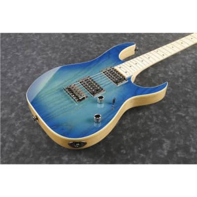 Ibanez RG Standard Series RG421AHM Solidbody Electric Guitar, Maple Fretboard, Blue Moon Burst image 4