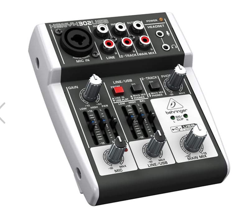 Behringer Xenyx 302USB Mixer / USB Reverb