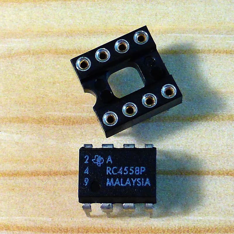 Vintage 1982 TI Texas Instruments RC4558P Malaysia OpAmp Chip, For Tube  Screamer TS 808 Mod, Tested!