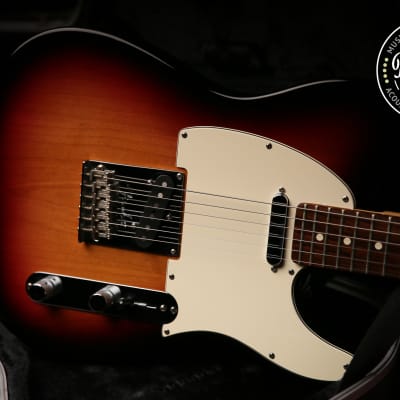 2008 Fender American Standard Telecaster Three Tone Sunburst image 7