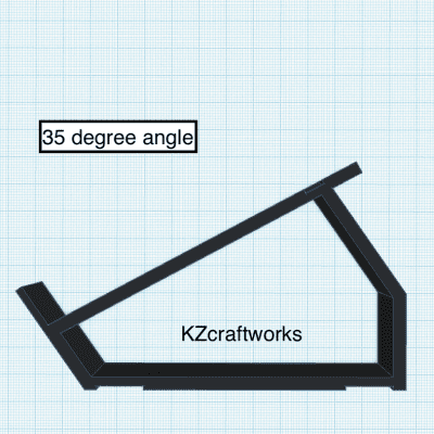 35º Angle Stands for Waldorf Blofeld or Pulse 2 Desktop Synths - BLACK - by KZcraftworks - US Seller image 13