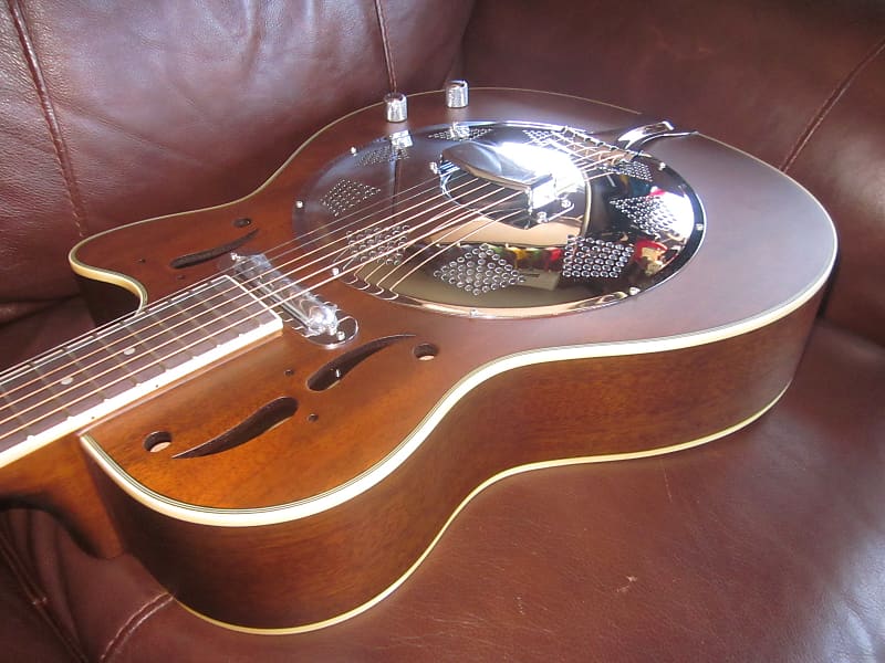 Dean Resonator Cutaway Acoustic Electric Guitar Mahogany w/ Reverb