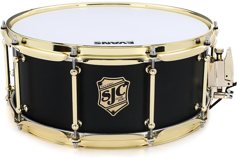 SJC Custom Drums Tour Series Snare Drum - 6 x 14 inch - Onyx | Reverb